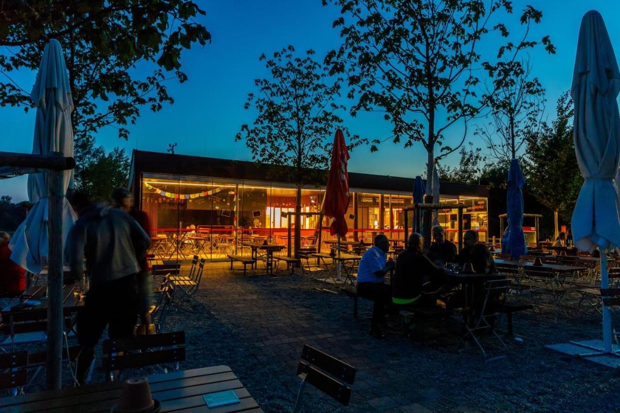 Camping & Pension Au An Der Donau Exteriör bild