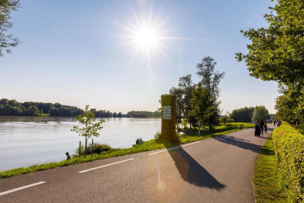 Camping & Pension Au An Der Donau Exteriör bild