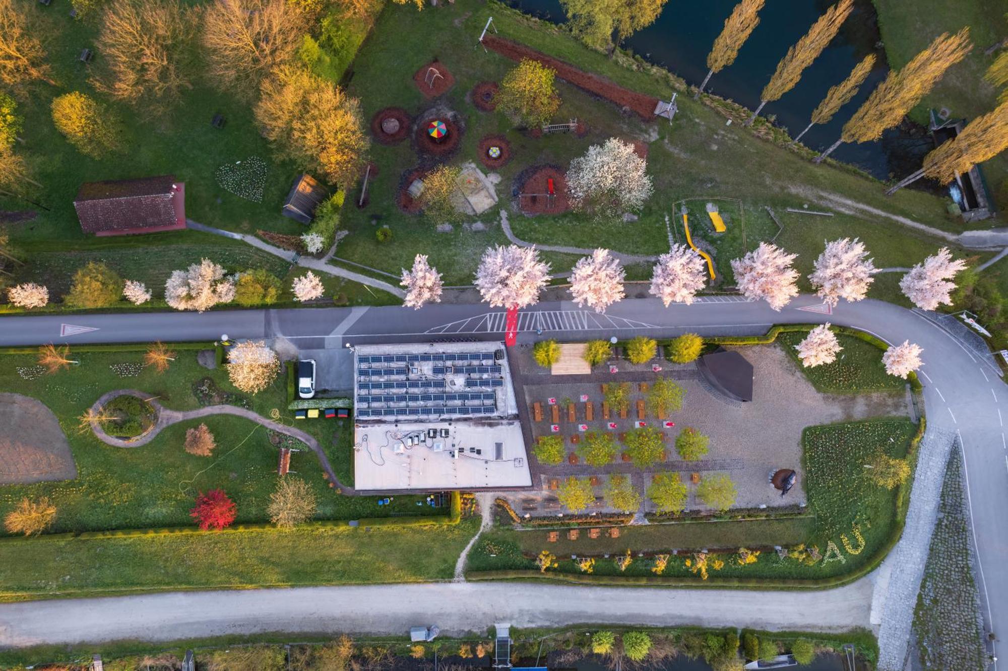 Camping & Pension Au An Der Donau Exteriör bild