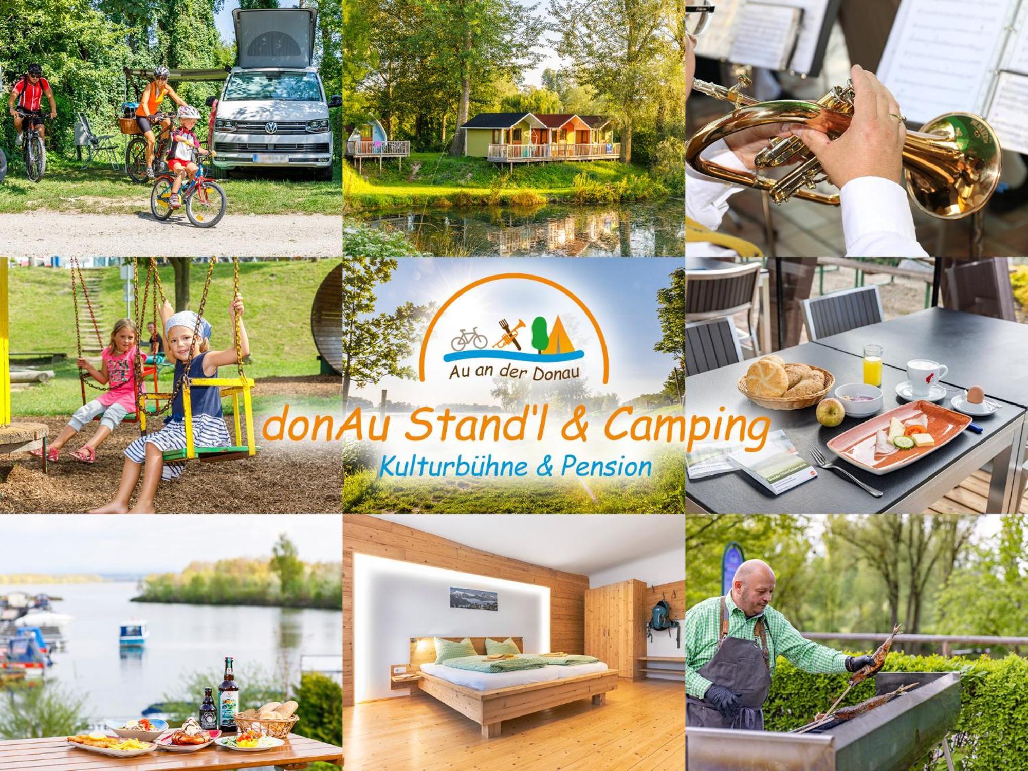 Camping & Pension Au An Der Donau Exteriör bild