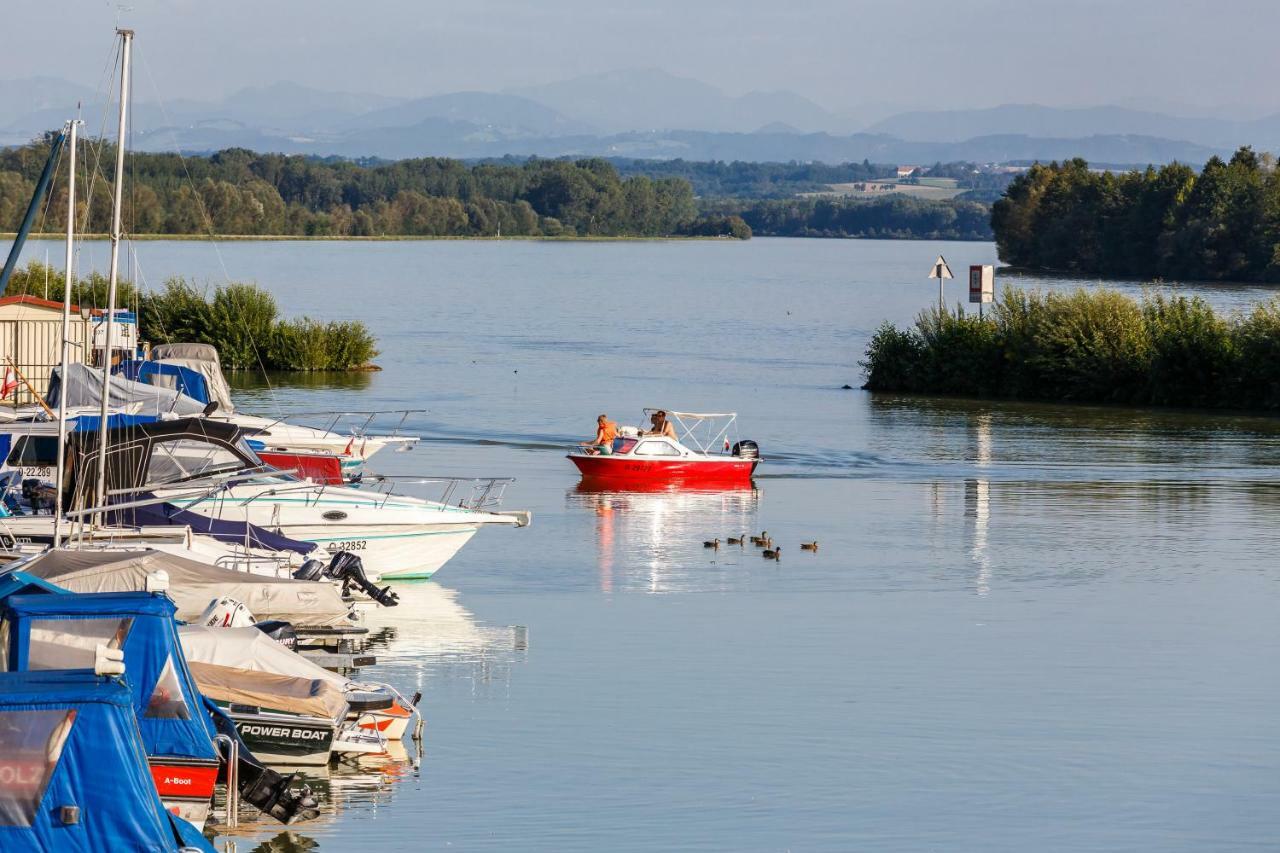 Camping & Pension Au An Der Donau Exteriör bild
